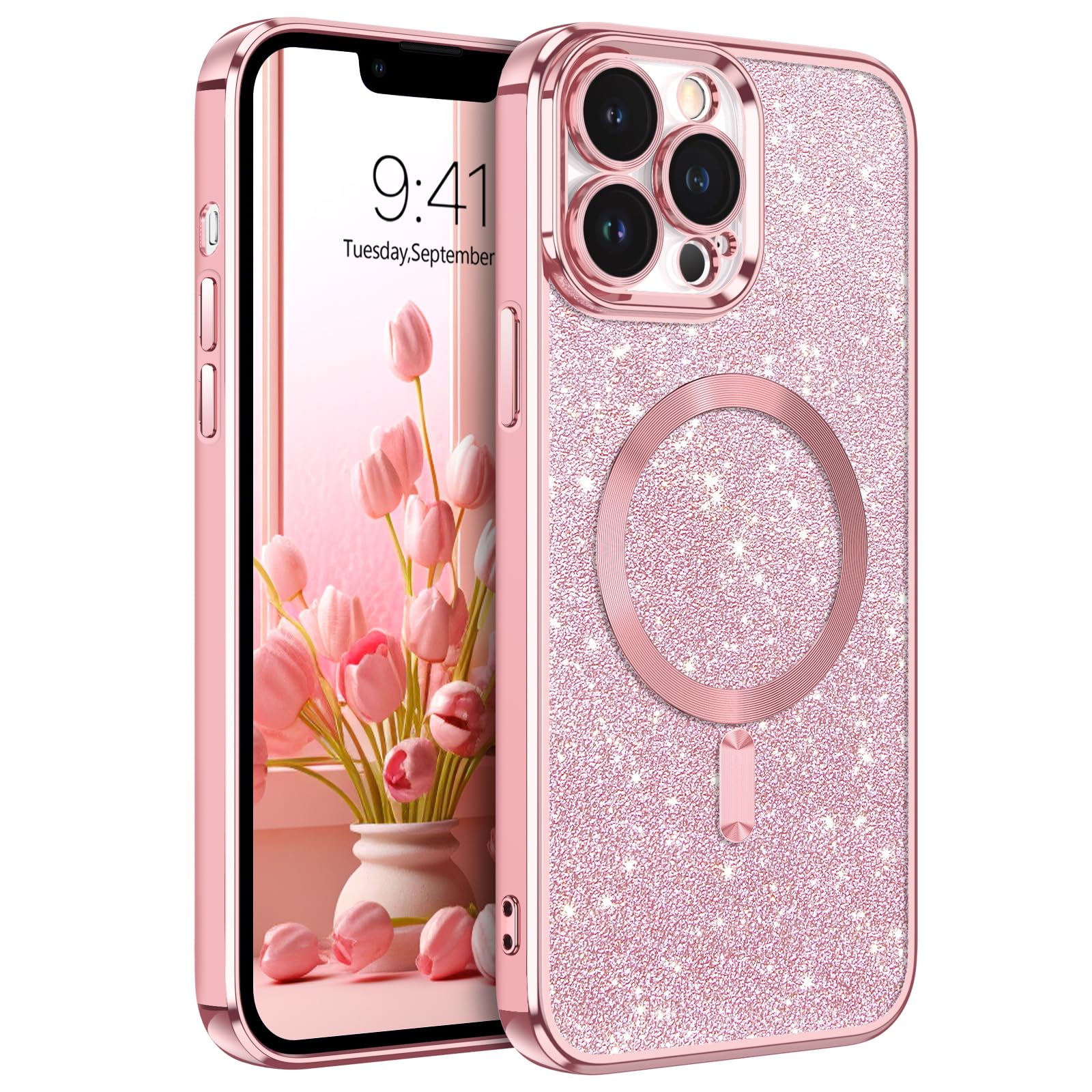 Amazon.co.jp: DUEDUE iPhone 13 Pro ケース マグネット搭載 MagSafe