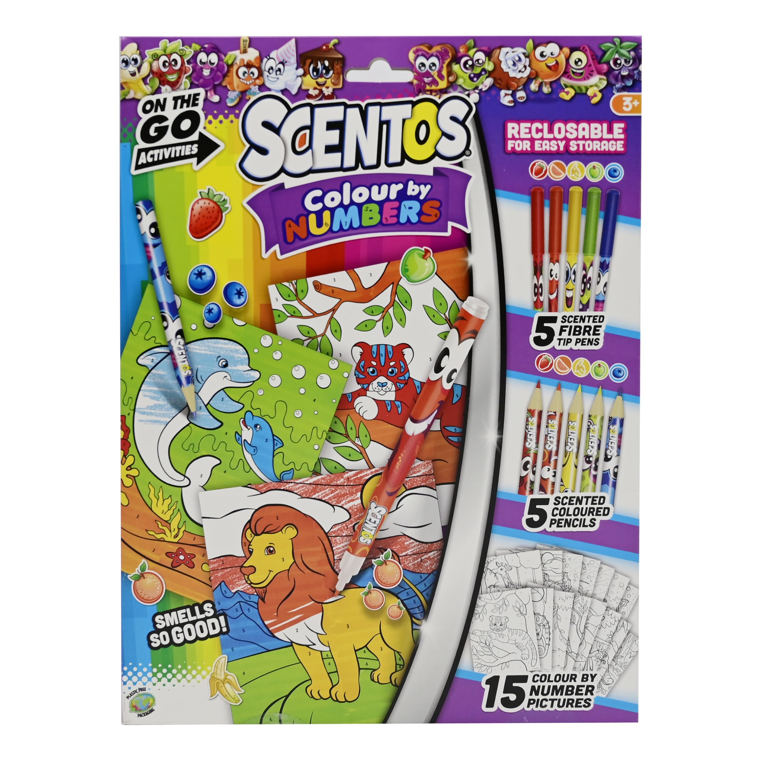 Scentos Scented Colour pencils pack of 12 by Fratelli |scratch n' sniff feature | Great For Drawing,Coloring,Writing And Gifting/Return Gifts | Designed in the USA (Sweet Shop Colour Pencils 12s)