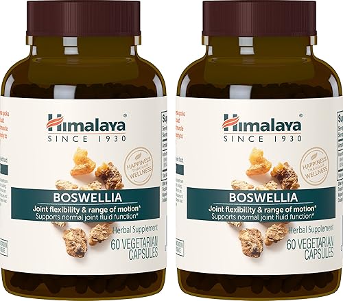 Himalaya Boswellia soporte articular para la movilidad flexibilidad y alivio del dolor promueve la preservación de tejidos 250 mg 60 cápsulas