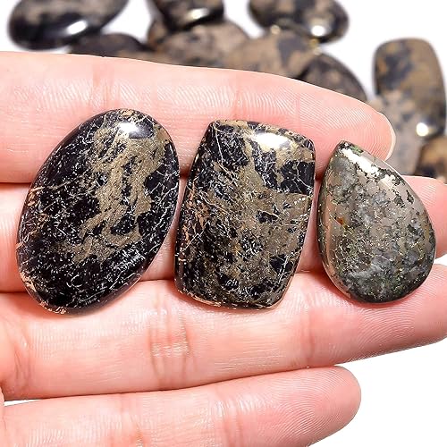 Vista 56 de 100 carats, 20+pcs, Natural Labradorite Gemstone Wholesale Lot, Briolette Cut, Jewelry Making Loose Gemstone, Polished Decor Specimen, DIY, Wire
