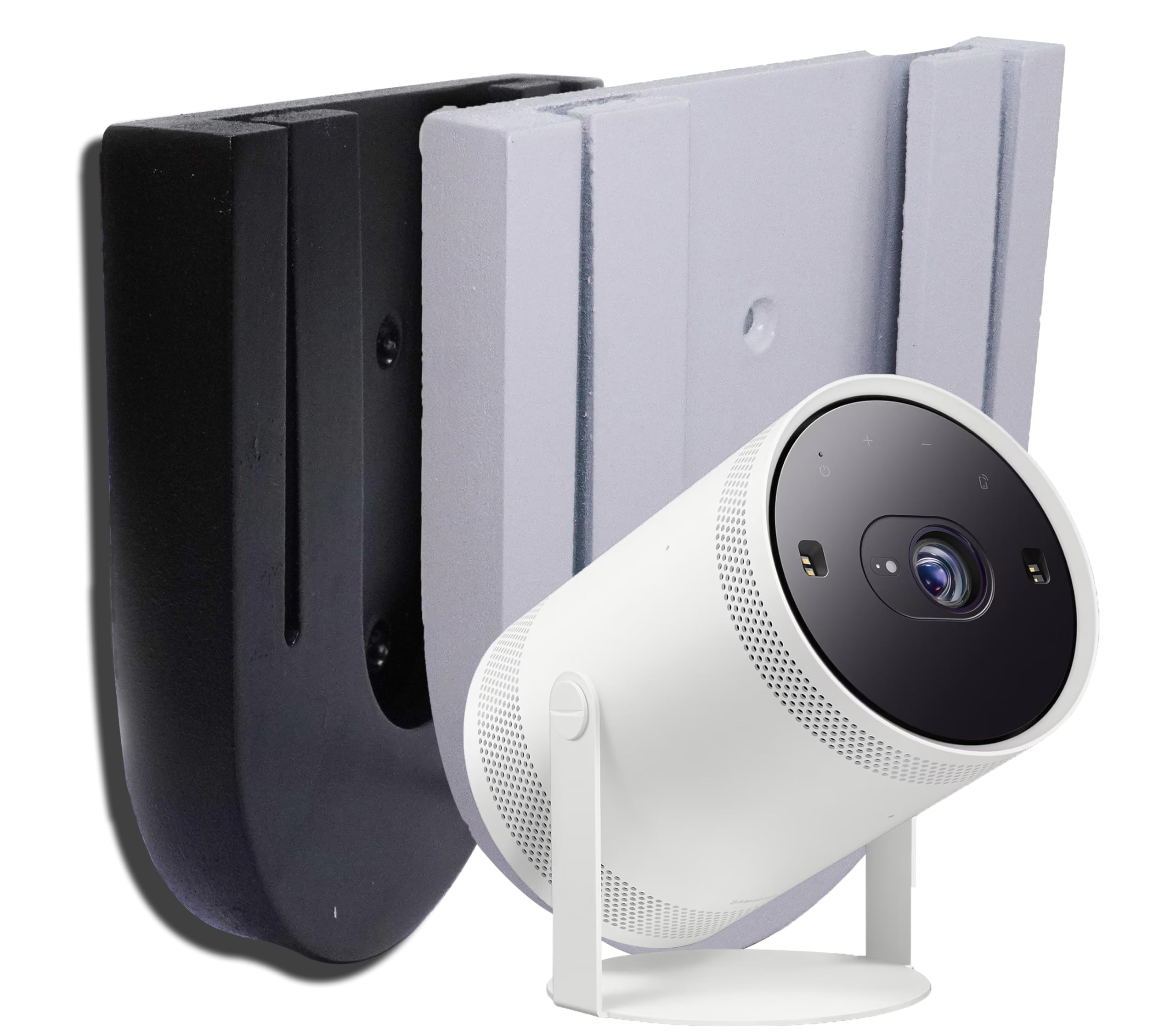 Wall Mount Projector Ceiling U Mount Compatible with Samsung Freestyle Projector (White)