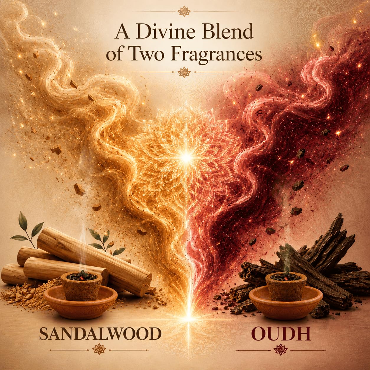 Mangaldeep Temple Sandalwood Incense Cups - 15 Cups -2