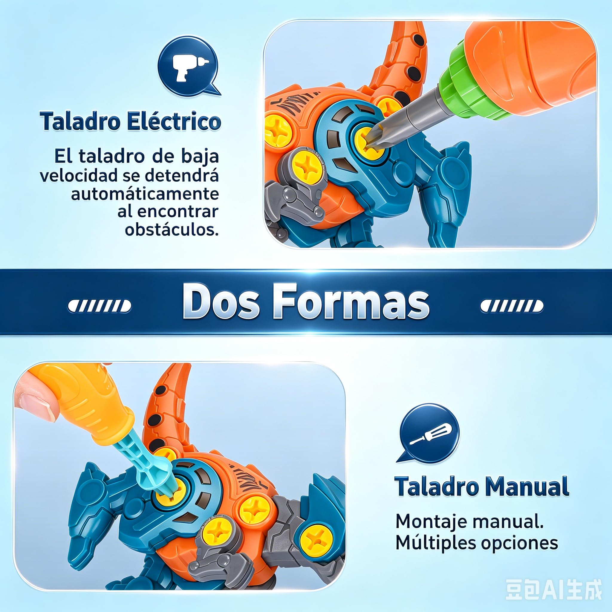 Toyzey Juguetes de Dinosaurios 3-9 Años - Set de Construcción Regalo Educativo