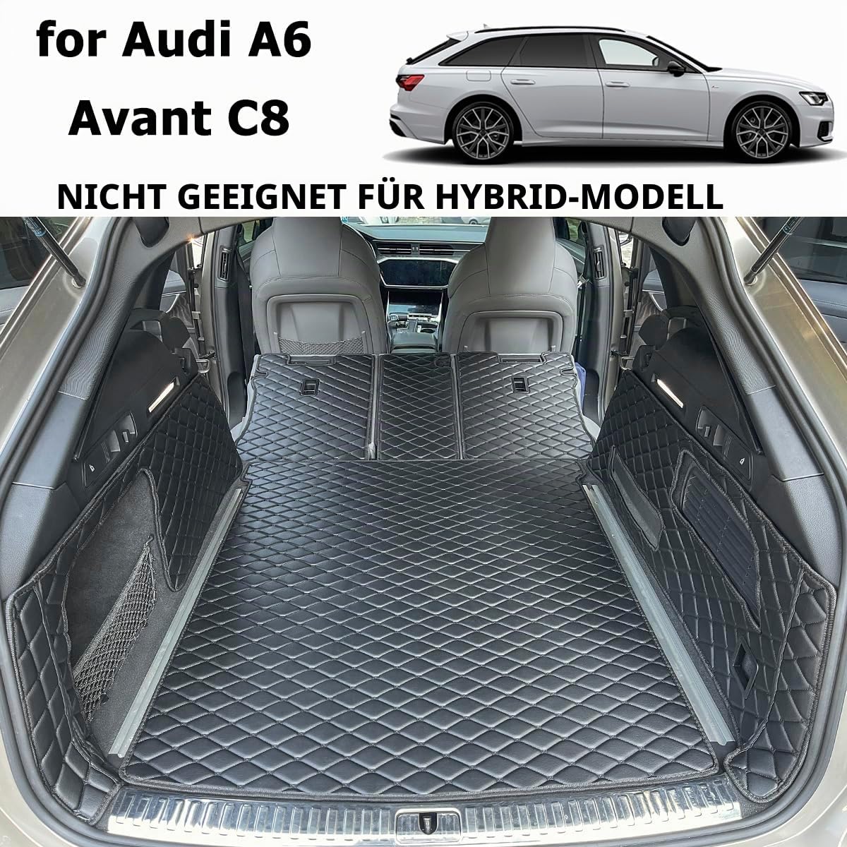 Kofferraumwanne für 2018-2026 Audi A6 C8 Avant ＆ Allroad | Kofferraummatte Kofferraumabdeckung