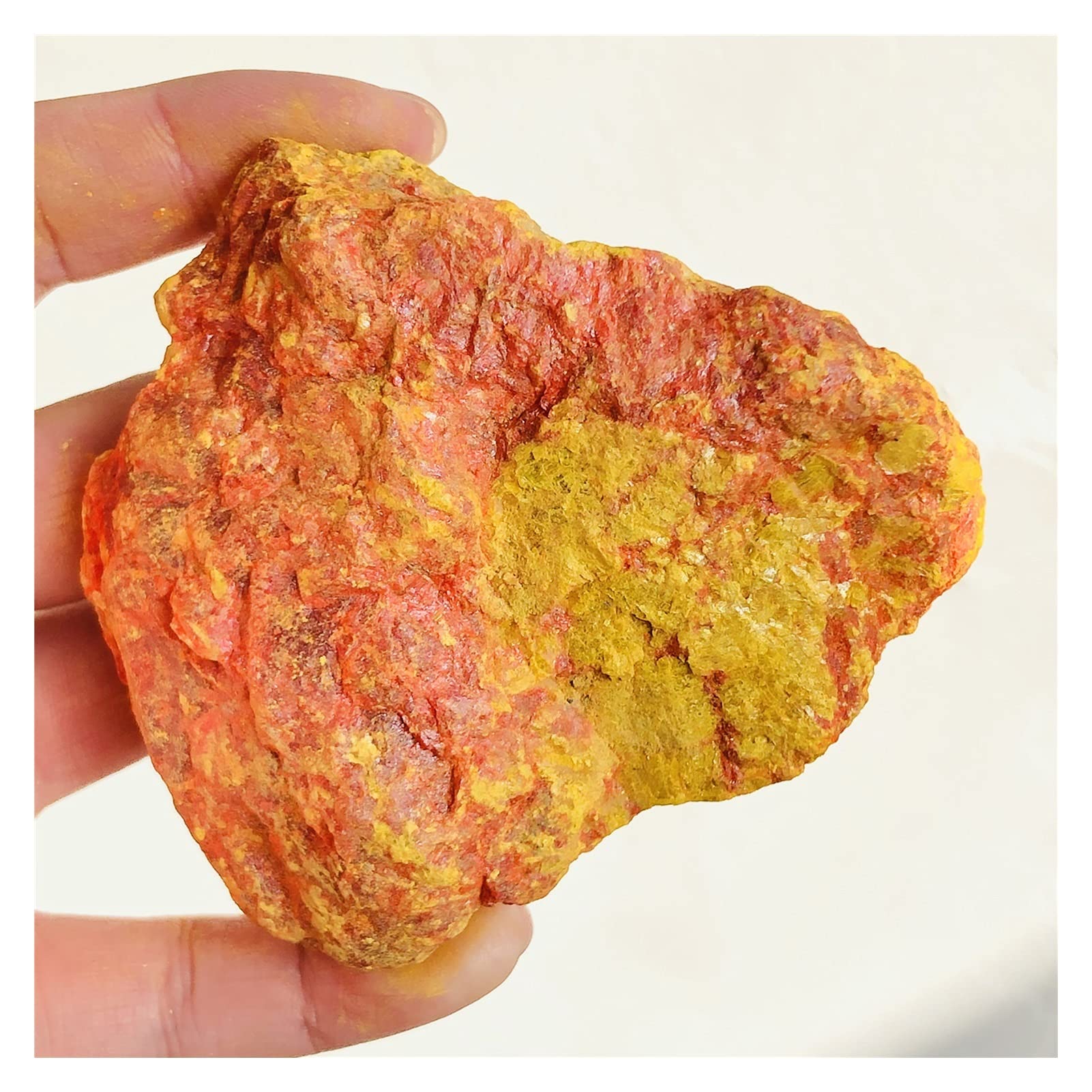 ZTBH Cristal de meditación Natural Espécimen Mineral de Cristal de sulfuro de arsénico Natural Hermoso Piedra de Cristal (Color : 500-550g)