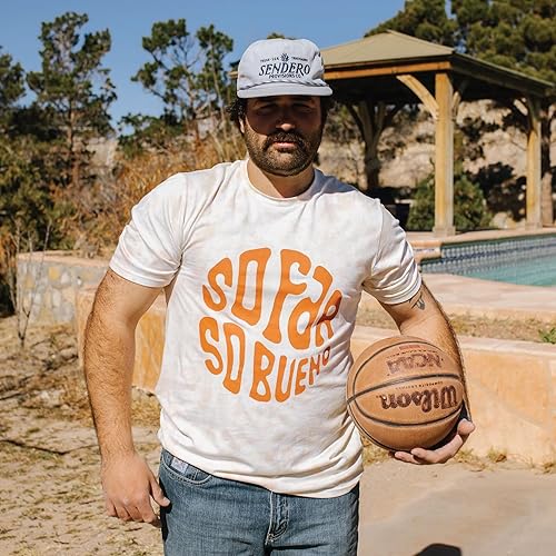 Miniatura 9 de Sendero Provisions Co. Outdoor Snapback Hat with So Bueno Woven Patch (Blue)