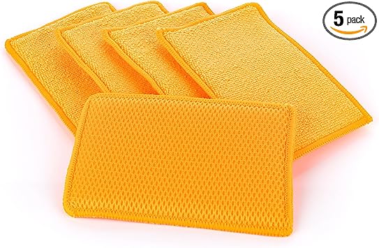 Jersey Bug Scrubber Pads Terry Weave Easily and Safely Trap Bug Splatter in.