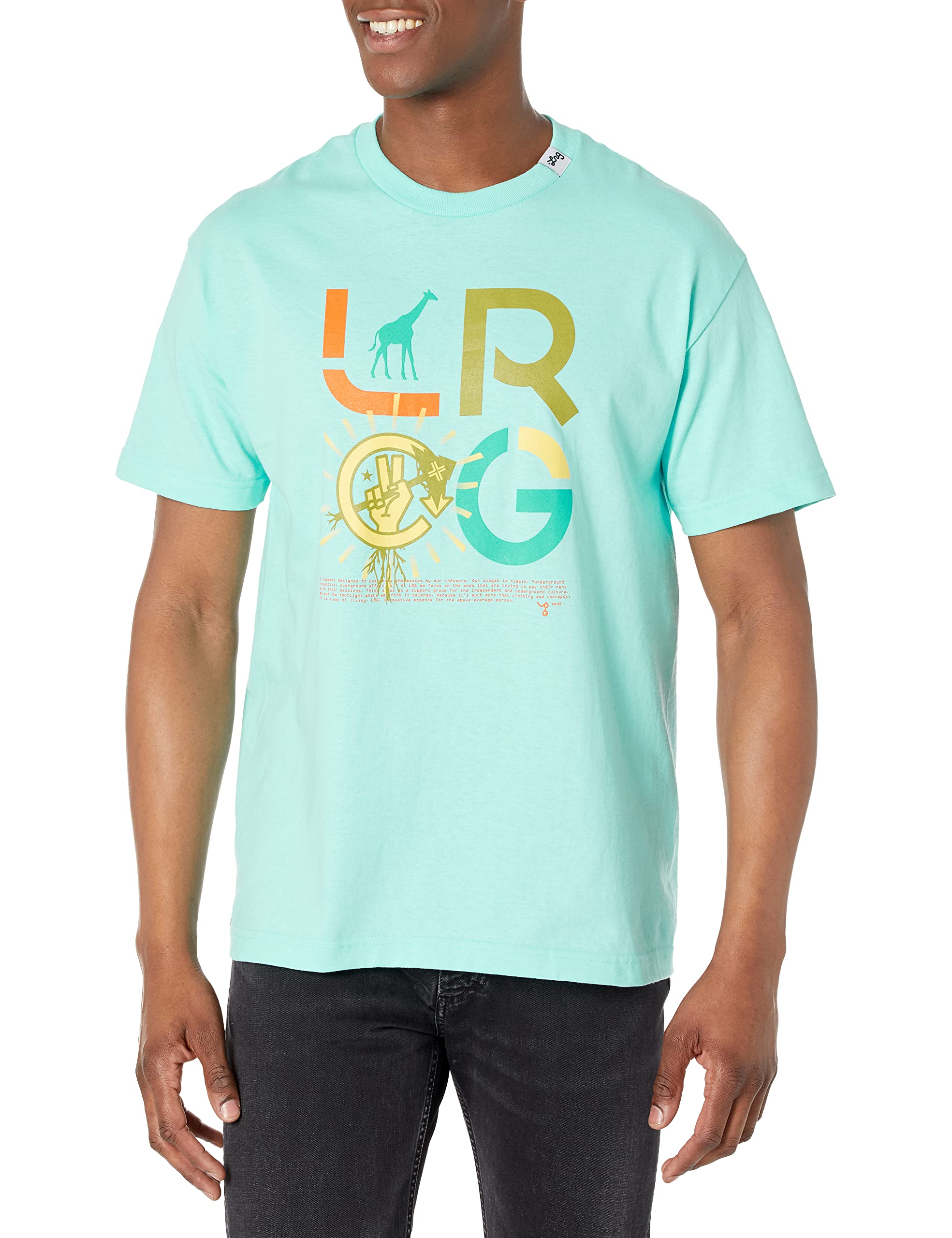 LRGmens Healer of Nations Ss Tee T-Shirt