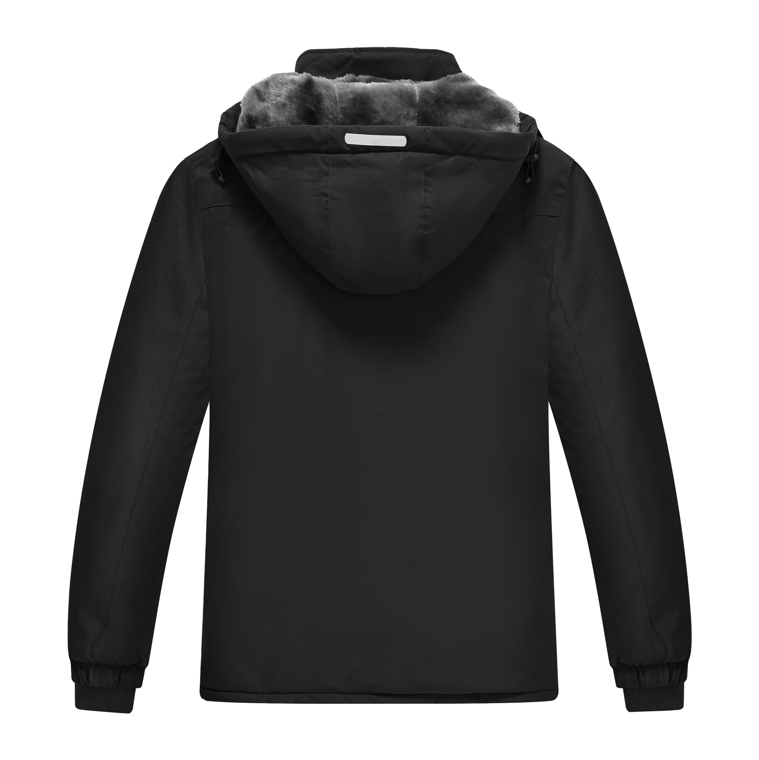 MoFiz Winterjacke Jungen Skijacke Warm Innenfutter Kinder Outdoor Softshelljacken Schneejacke mit Abnehmbare Kapuze