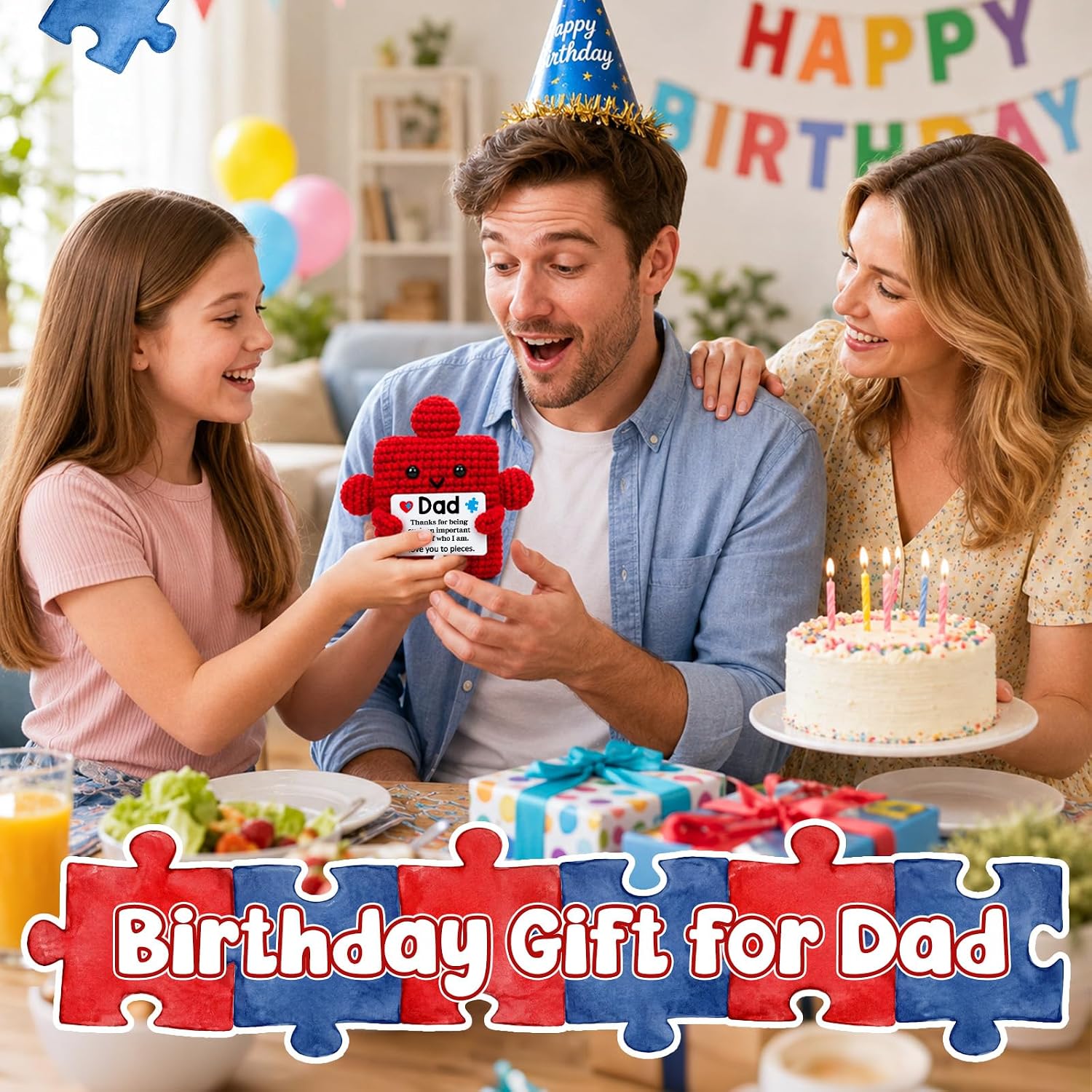 GevGuxLuo Dad Birthday Gifts for Men from Daughter Son Wife