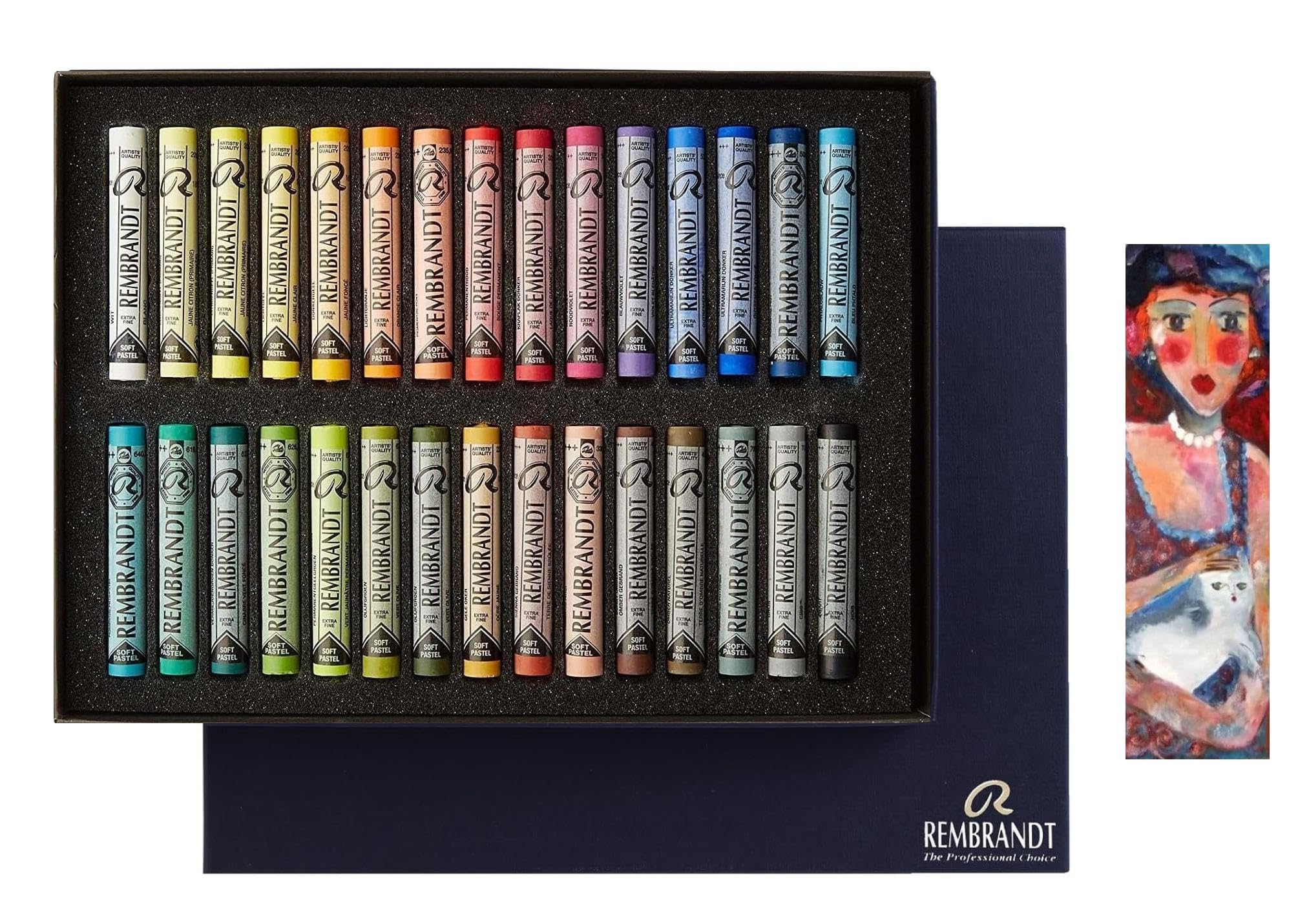 Rembrandt Zestaw suchych pastelów. General Selection. Zestaw 30 pastelowych i 1 karta