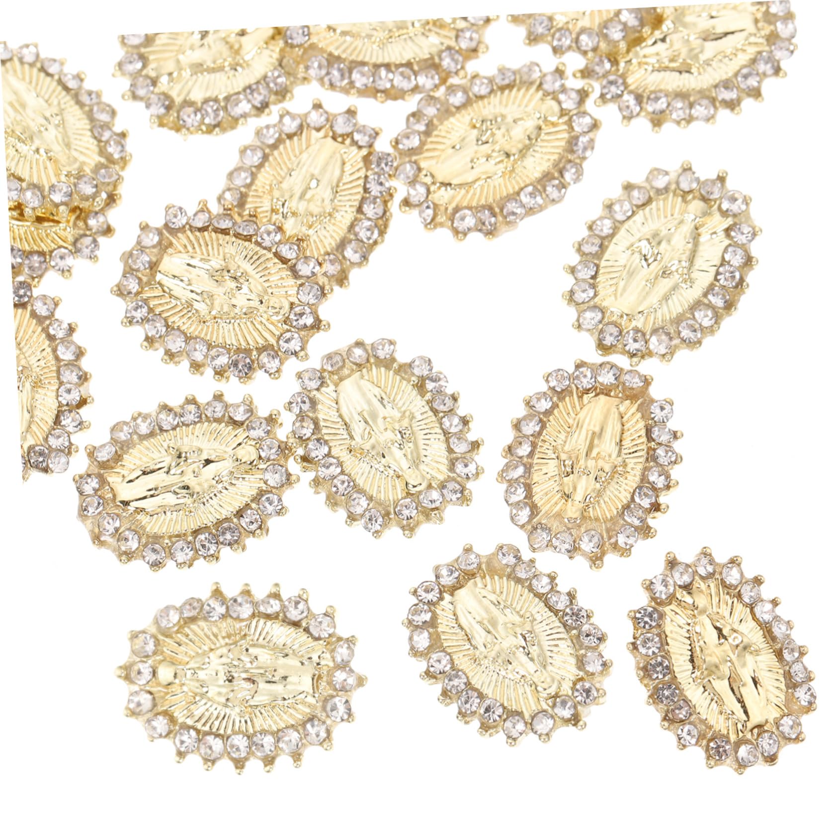 5 set Gioielli Con Diamanti Per Unghie Punte Per Unghie Ciondoli Con Strass Nail Art Adesivi Per Unghie Decorazioni Per Nail Art Manicure Accessori Per Le 20 pezzi * 5
