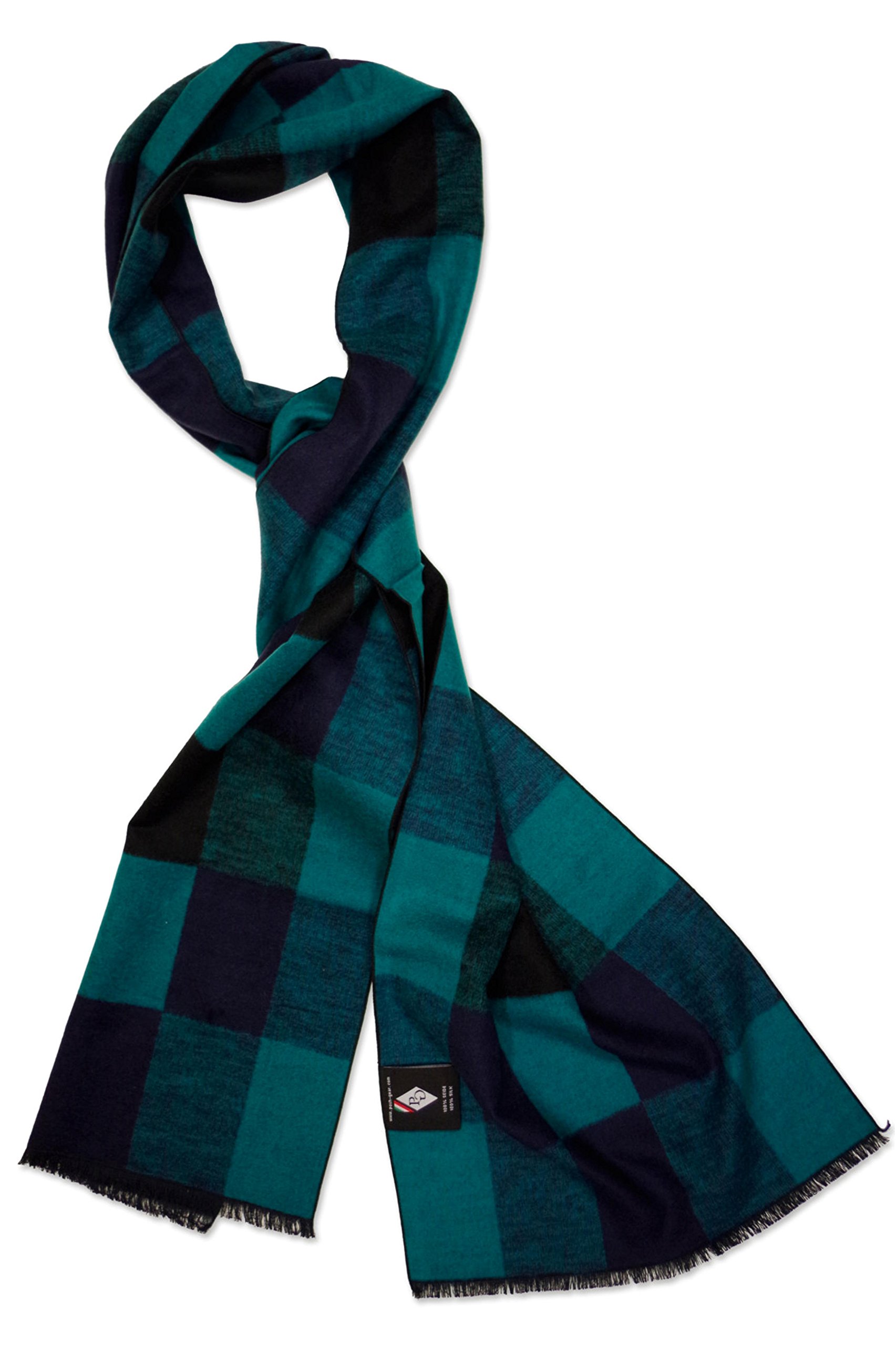 Posh Gear Herren Seiden Schal Rettangolo aus 100% Seide