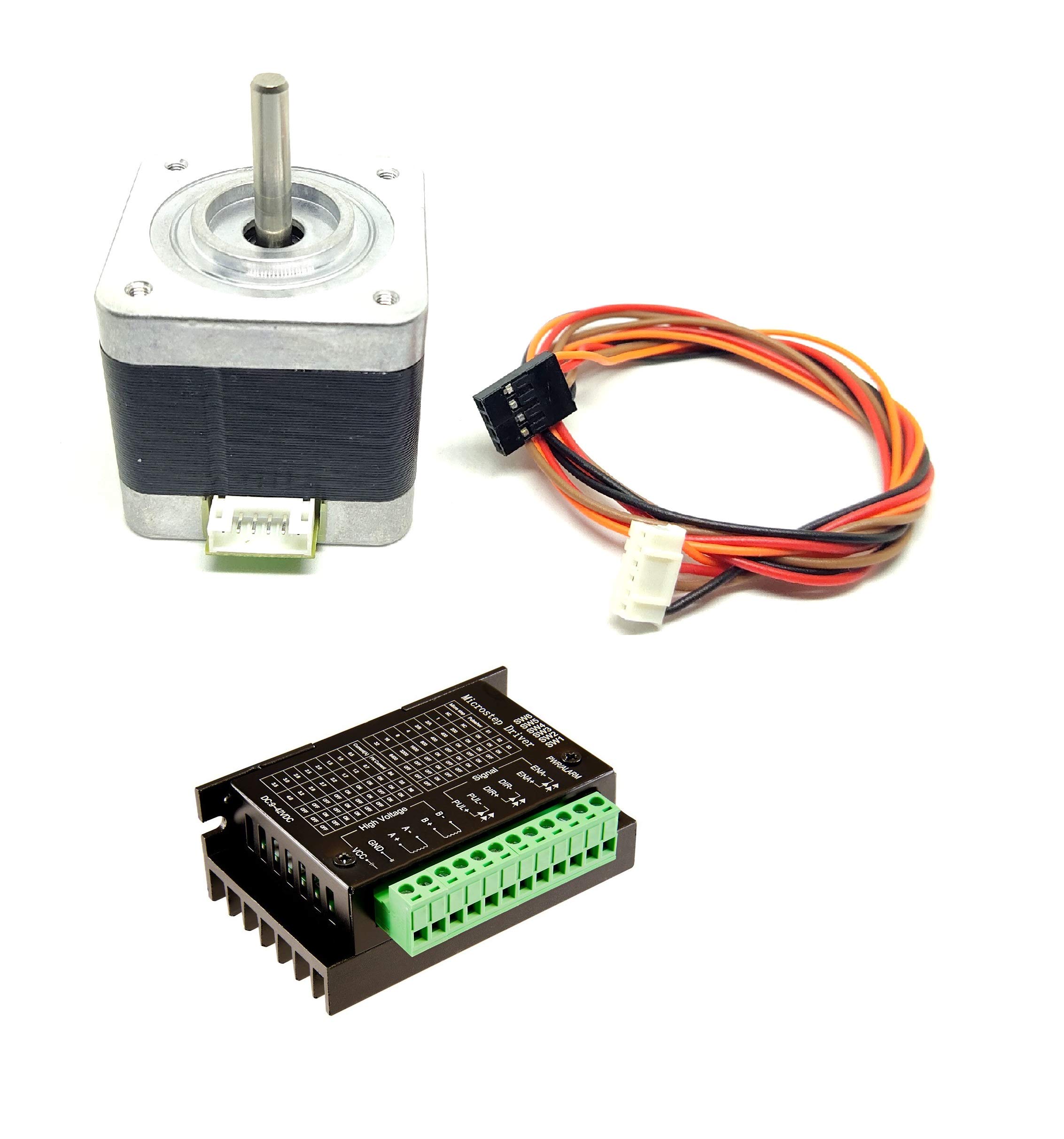 INVENTO 1Pcs Nema 17 Stepper Motor 4 Kg-cm + TB6600 stepper motor driver 32 segments 4A 42V DC for 3D Printer CNC Router machine Engraving Drilling Milling Machine-picture-27