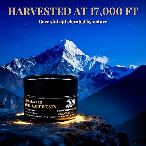 Miniatura 4 de Resina Shilajit del Himalaya, grado dorado puro, 100% natural con más de 85 oligominerales | Impulso de energía y apoyo inmunológico para hombres y
