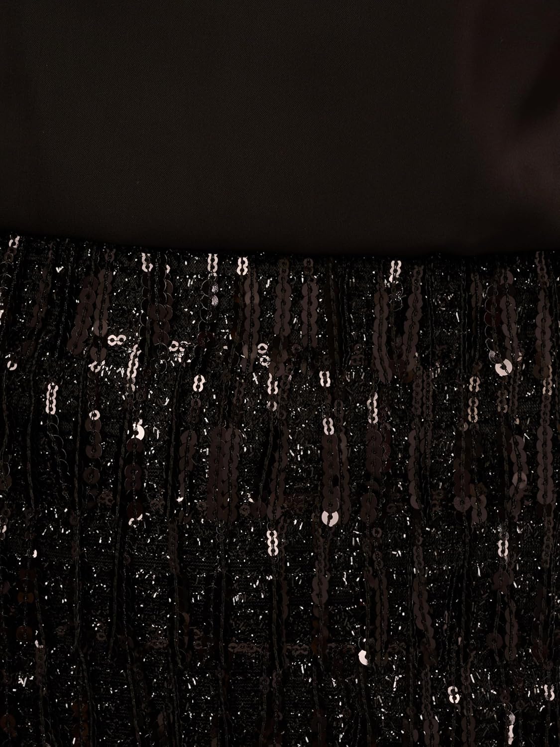 Adrianna Papell Womens Fringe Sequin Mini Dress - Image 3