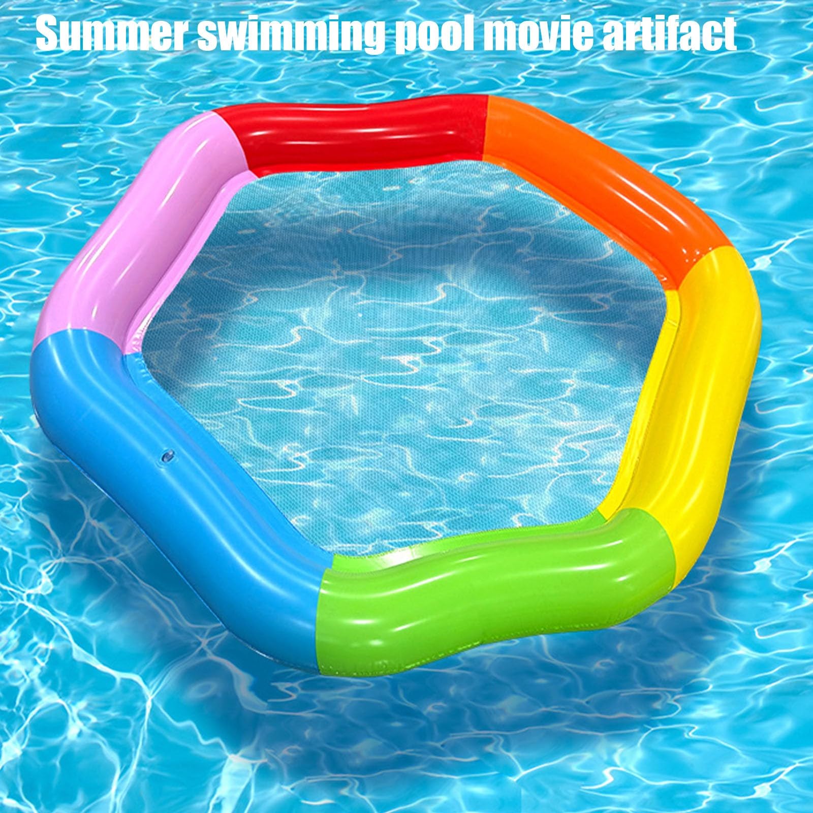 Tumbona Flotante Hinchable para Piscina, Tumbona Flotante, Ideal para el Ocio en la Playa.