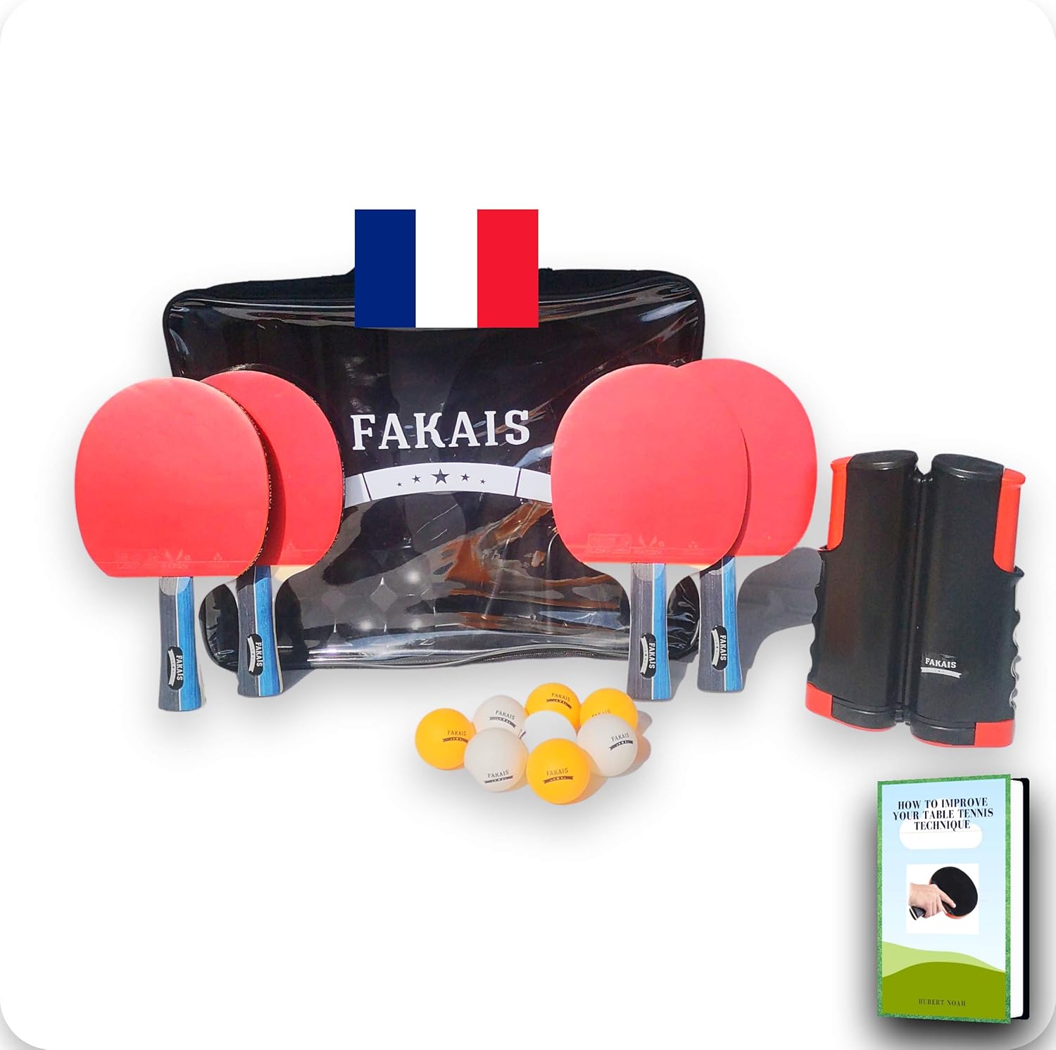 rivestimenti gommati da ping pong con puntini medi