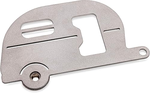 Camco Abrebotellas Life is Better at The Campsite, quita fácilmente las tapas de botellas, cuenta con un diseño único de caravana con imán (53305)