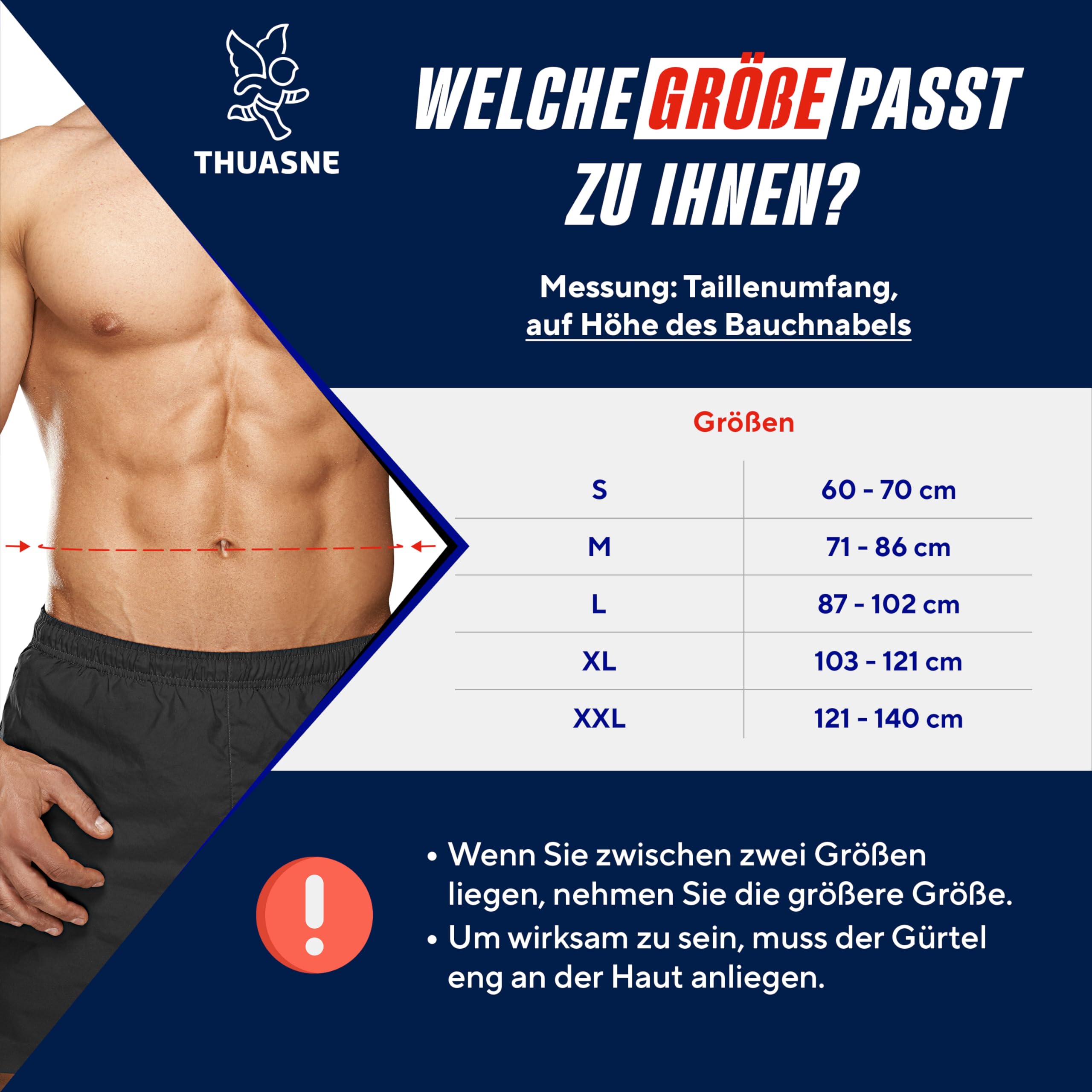 Thuasne Sport - Lumbaler Stützgürtel - Lumbalgie, Bandscheiben-/Lumbalverstauchung, Rückenschmerzen - Stützkraft 3/3 - CE Medizinisches Gerät