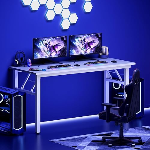 Miniatura 177 de DlandHome Escritorio plegable pequeño de 31.5 pulgadas, escritorio de computadora para oficina en casa, mesa plegable para espacios pequeños, no