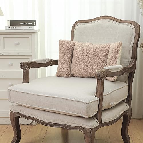 Miniatura 6 de Queekay Almohada lumbar de forro polar de 3 secciones, almohada de respaldo para silla de oficina, cómodo cojín de apoyo lumbar para asiento de