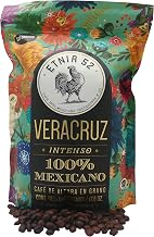 Etnia 52 - Veracruz (Intenso), Mexican Whole Bean Coffee, 1 lb. or 16 oz., Kosher Certified (KMD), Made in Mexico, includes Ebook