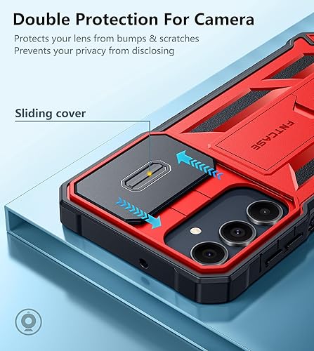 Miniatura 10 de FNTCASE Funda para Samsung Galaxy A14-5G protección de grado militar a prueba de caídas, resistente funda protectora para teléfono celular A14 con