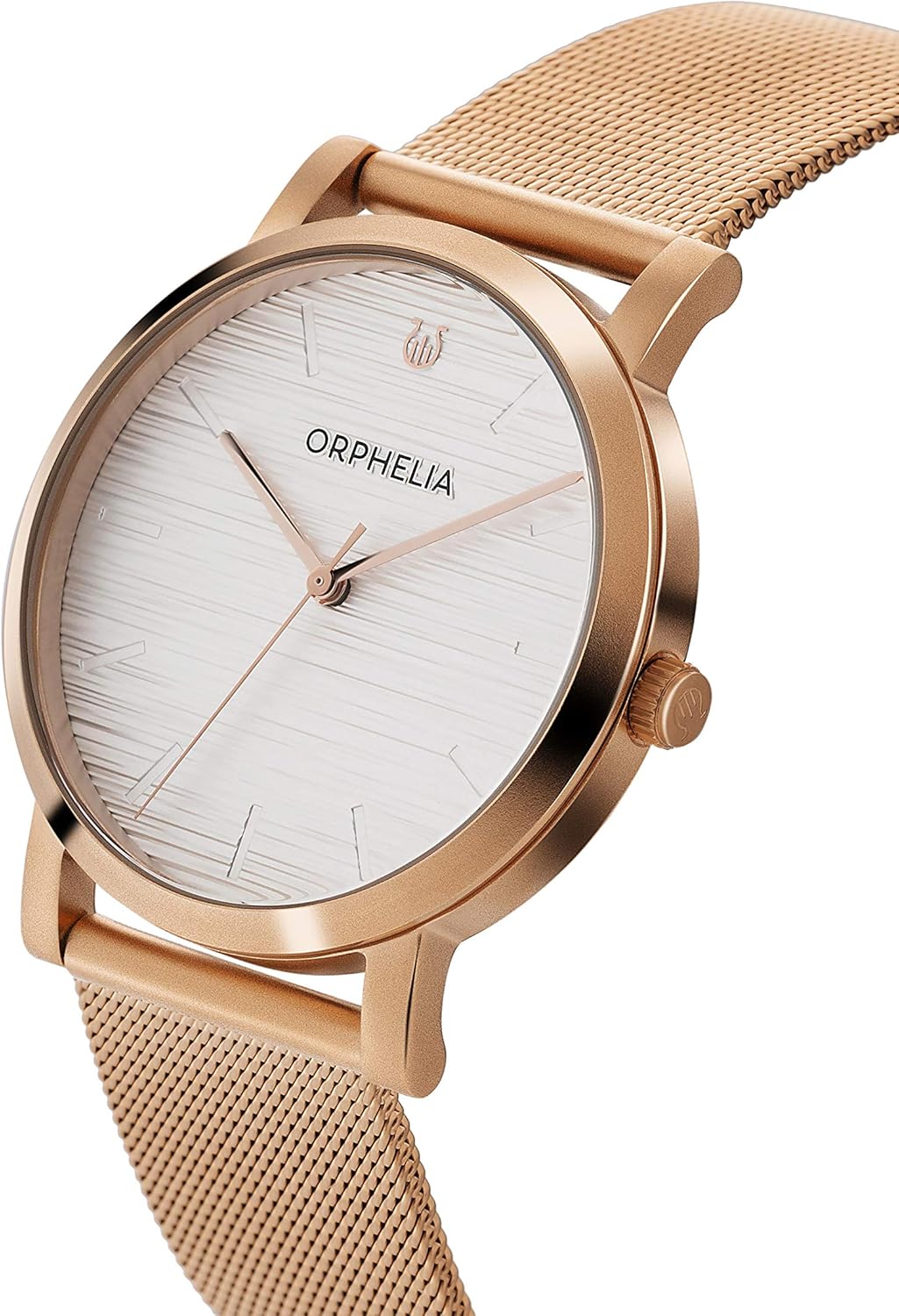 Orphelia Women's Analogue Quartz Watch with Stainless Steel Strap OR12907, Rose Gold - Image 3