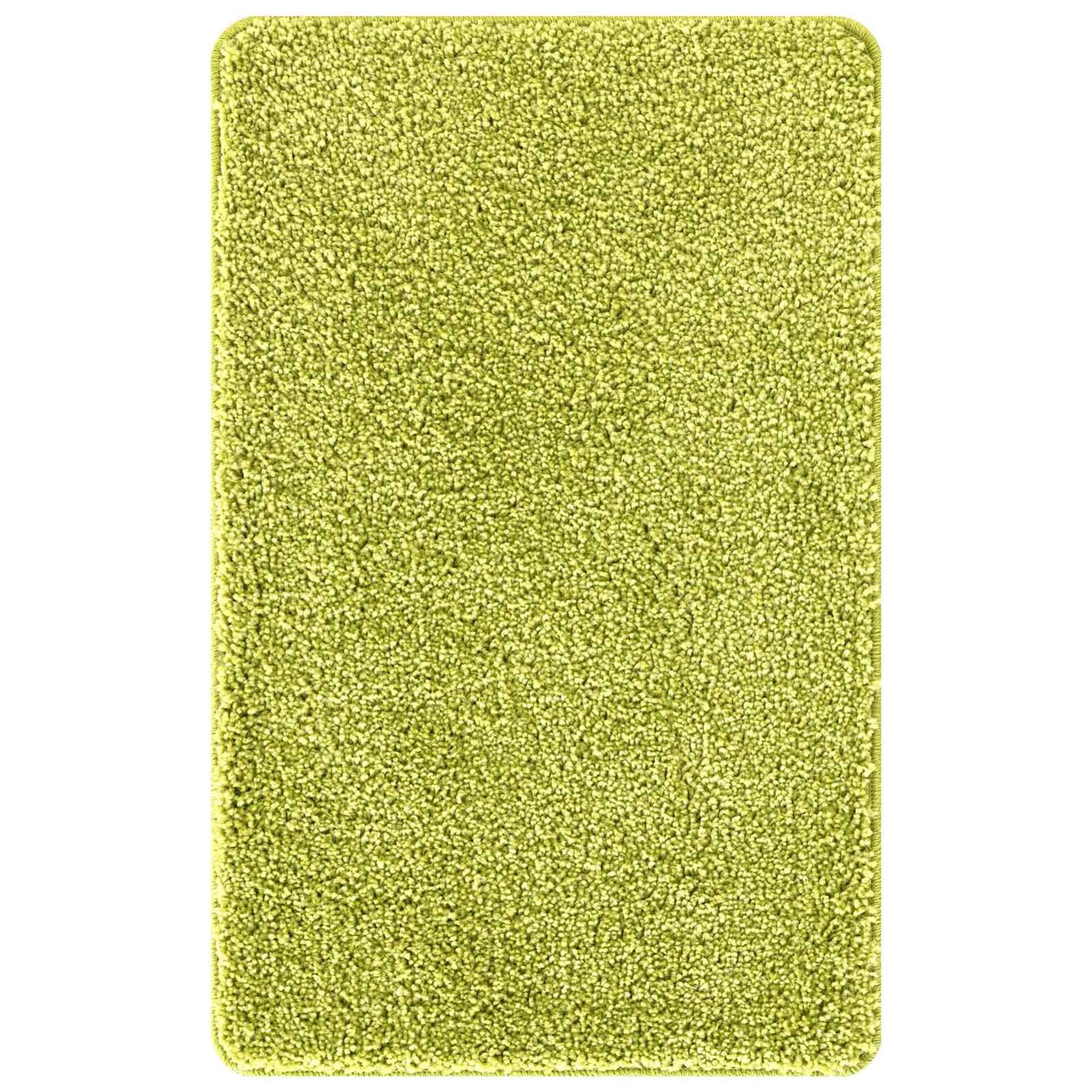Set di tappetini Antiscivolo per Il Bagno 3 PCS Verde PP
