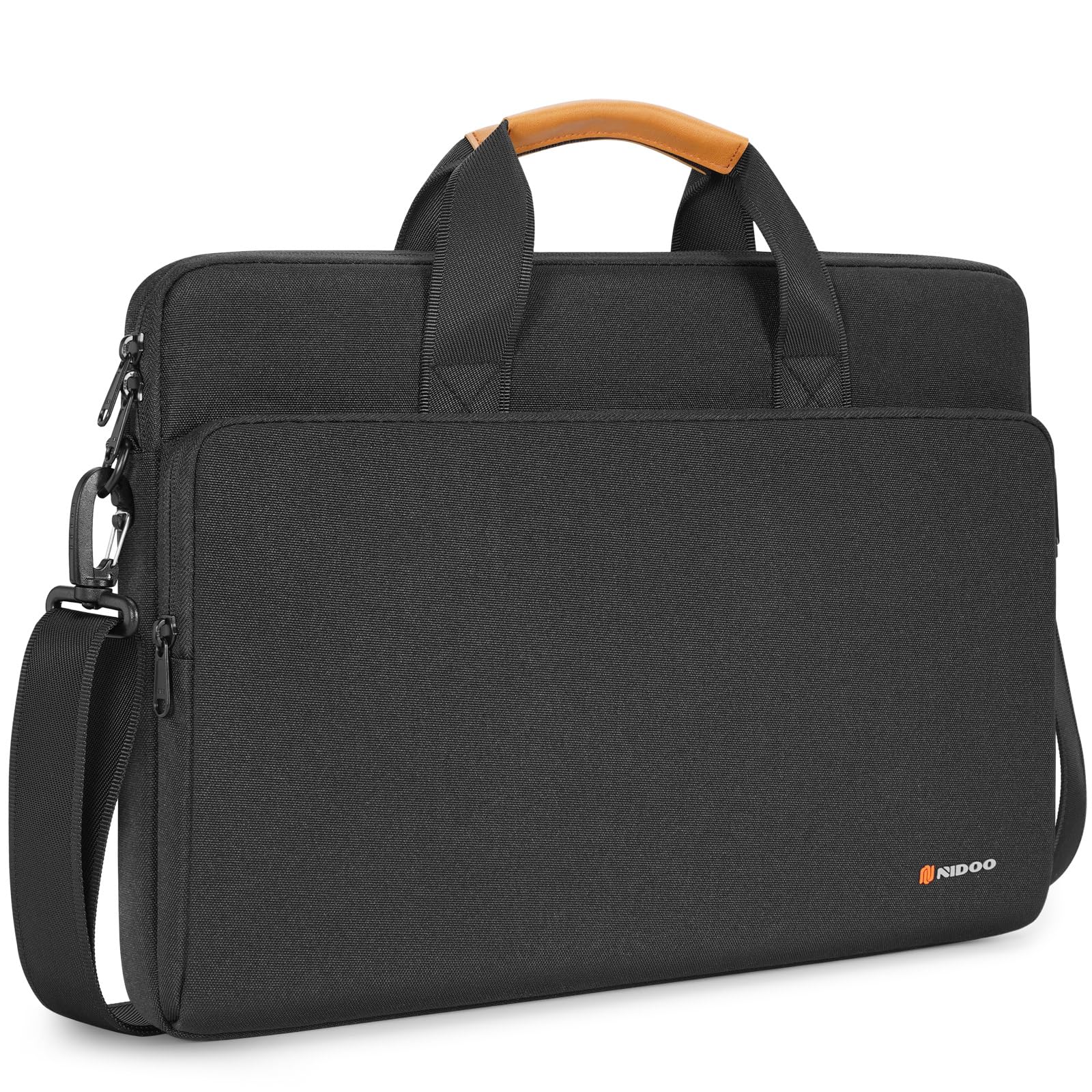 NIDOO Sacoche pour ordinateur portable 17,3" compatible avec HP Gaming Pavilion 17, Razer Blade 17, Lenovo IdeaPad 3i, MSI 17,3" et Asus ROG Strix G17, Acer Chromebook 317, noir, Noir