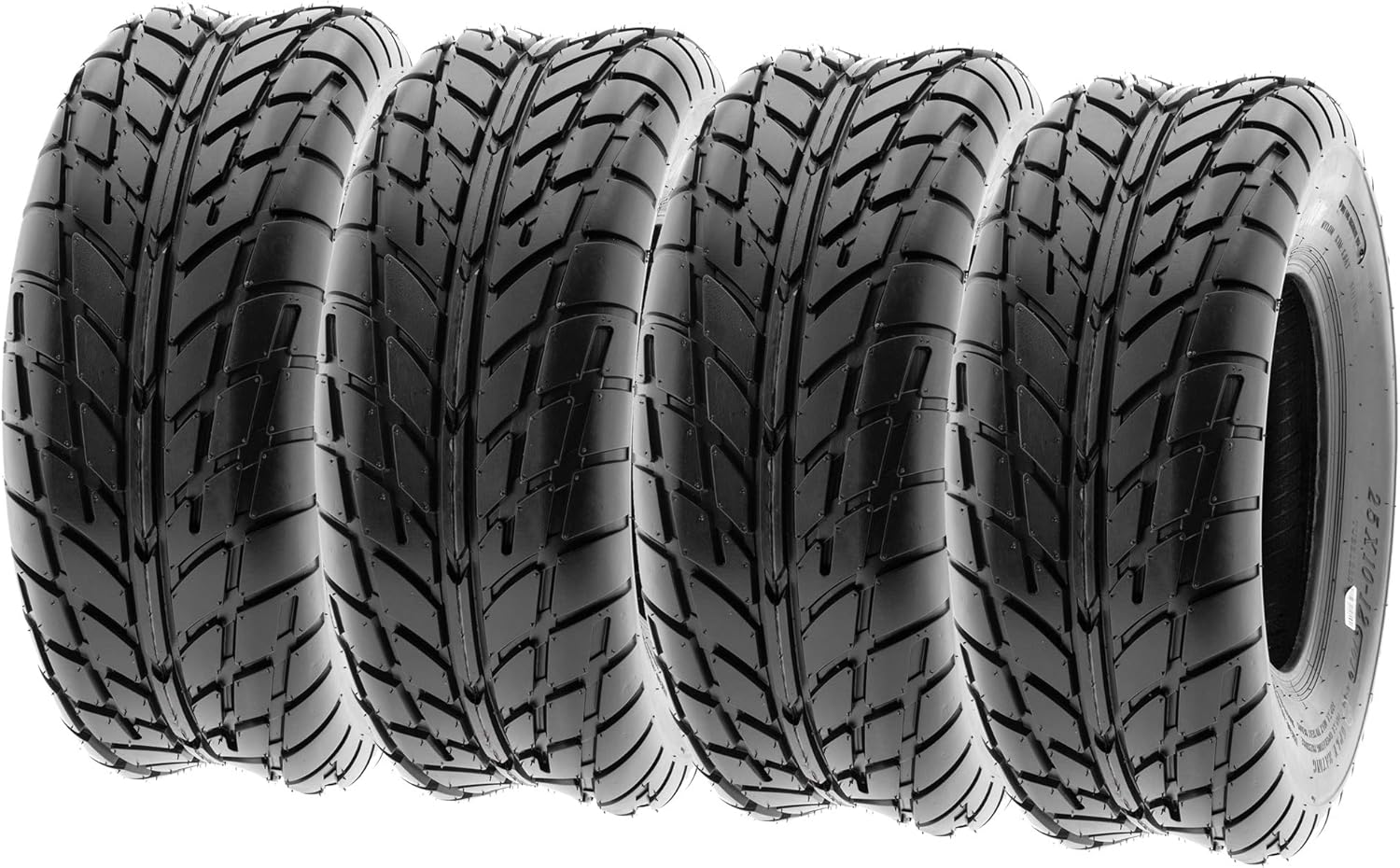 SunF 22x10-10 22x10x10 Hardpack Race Sport ATV UTV Tire 6 PR A021 - SET of 4