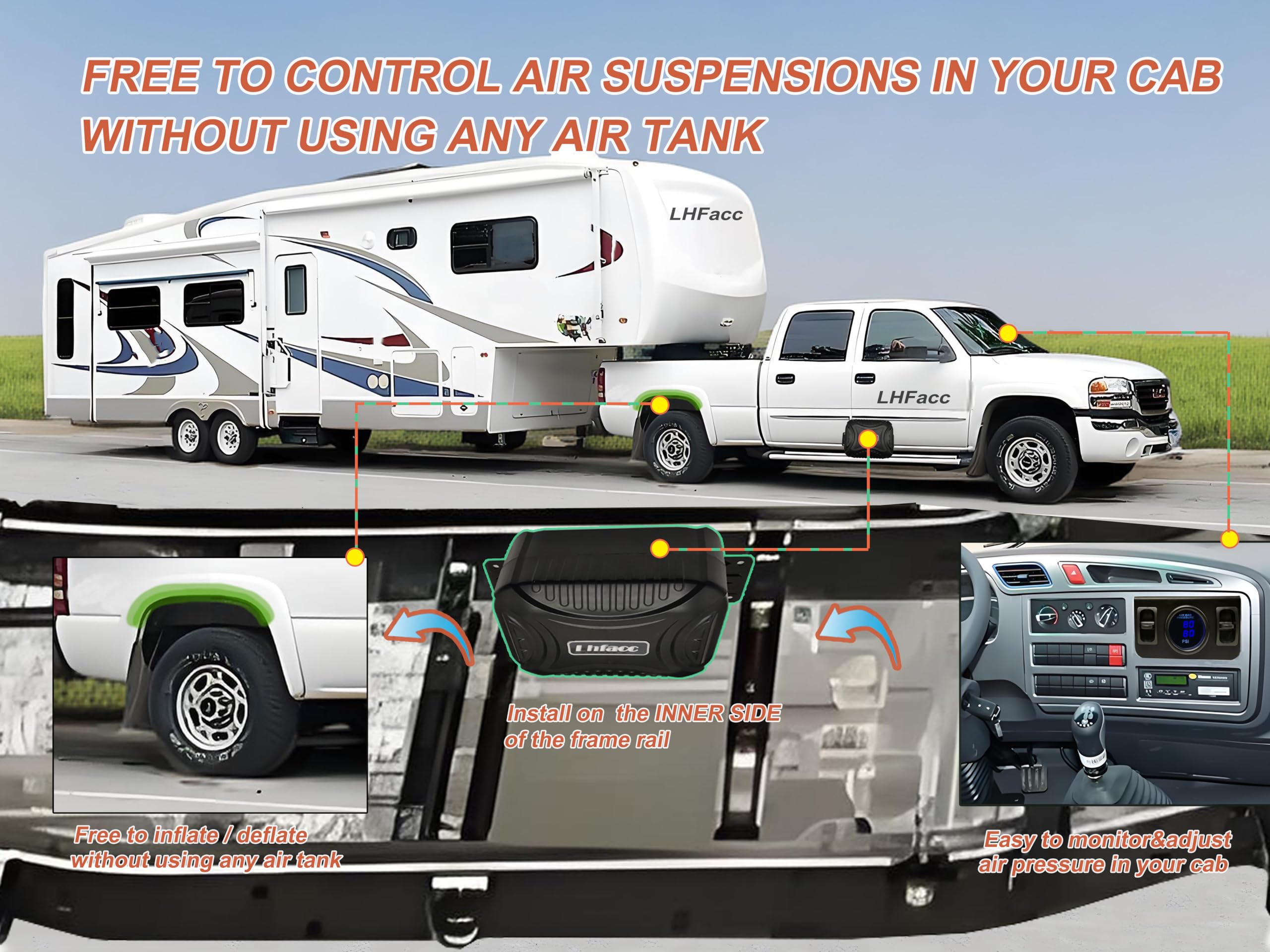 On Board Air Compressor - Level Your Truck! -2