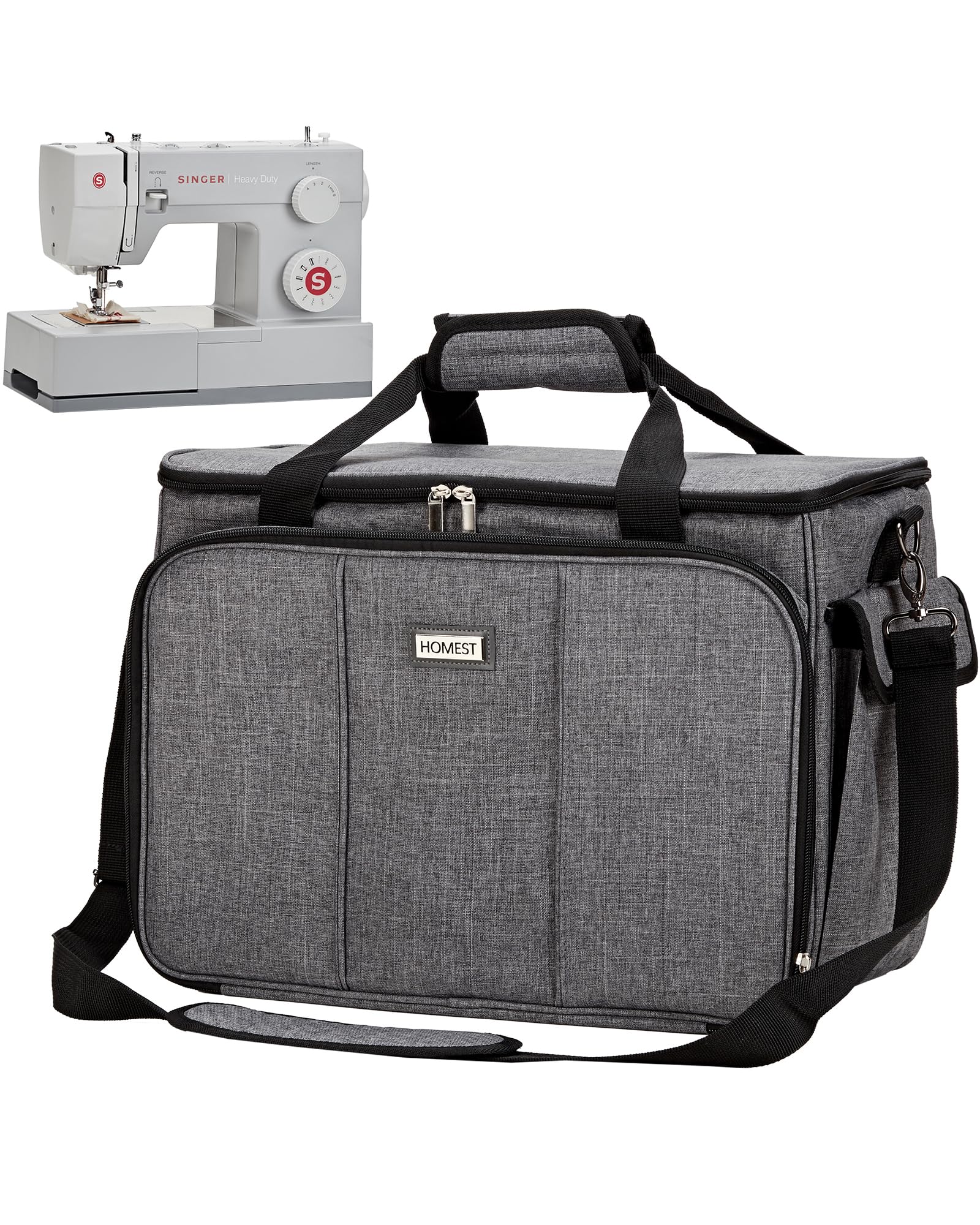 Amazon.com: HOMEST Sewing Machine Carrying Case with Multiple