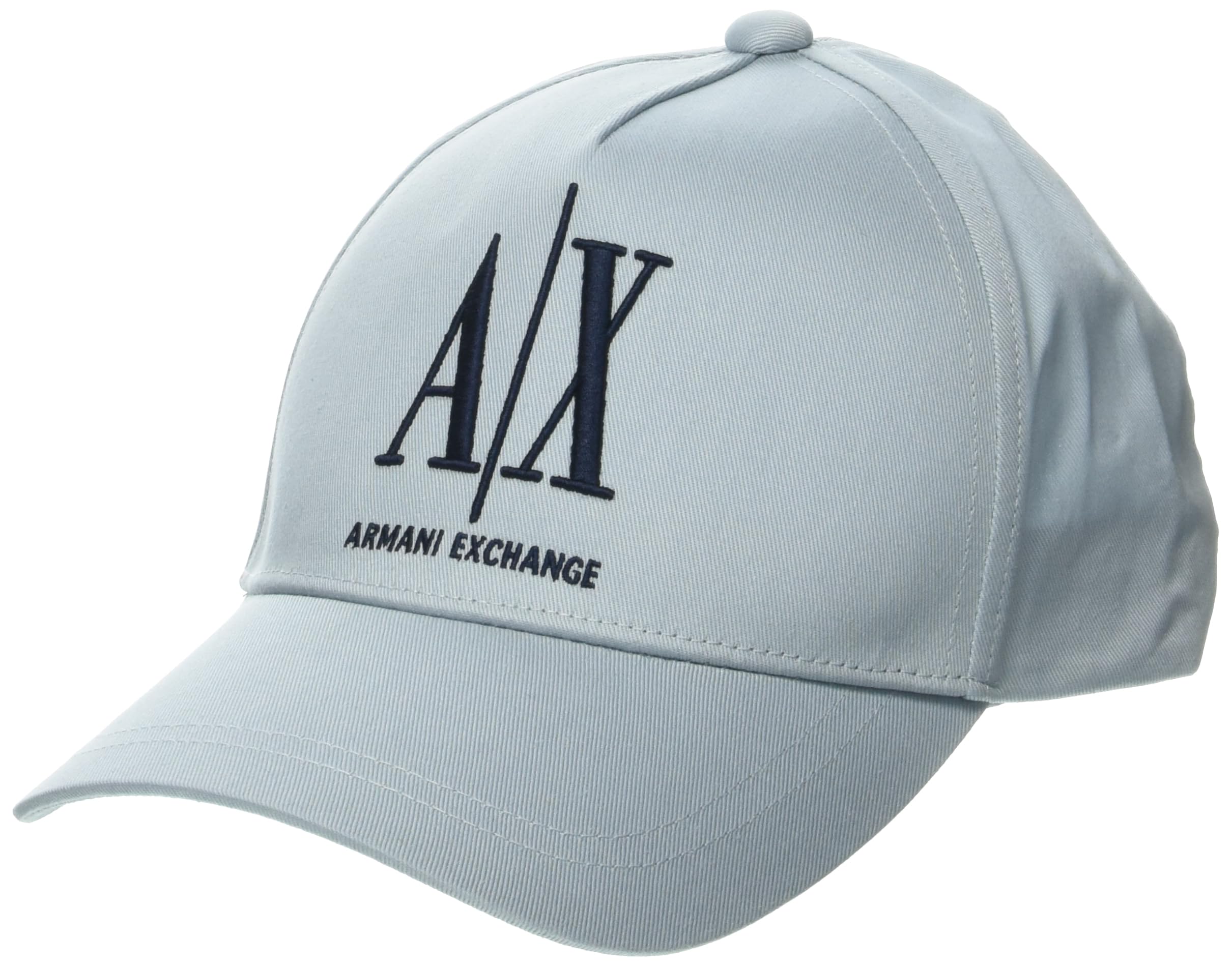 Grey Ax Hat Armani Exchange Logo-embroidered Baseball Cap Grey