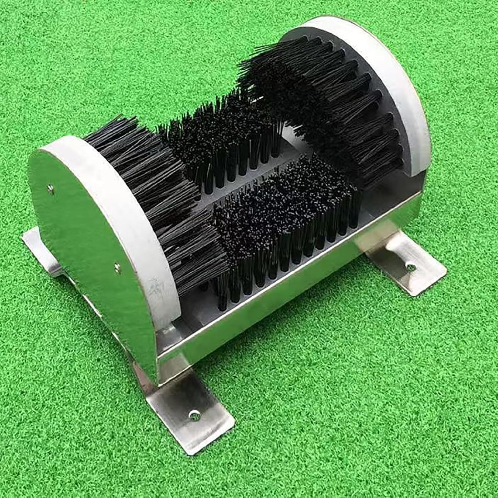 Cepillo de limpieza de zapatos, rascador de botas para uso en exteriores, resistente, elimina el polvo y la nieve de las suelas, para canchas, jardines, interiores y exteriores