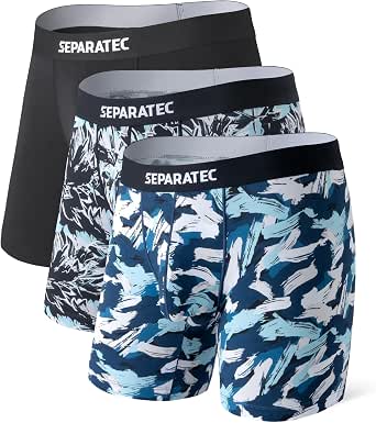 Separatec Men's Underwear with Ball Pouch Comfortable Cool and Fresh ...