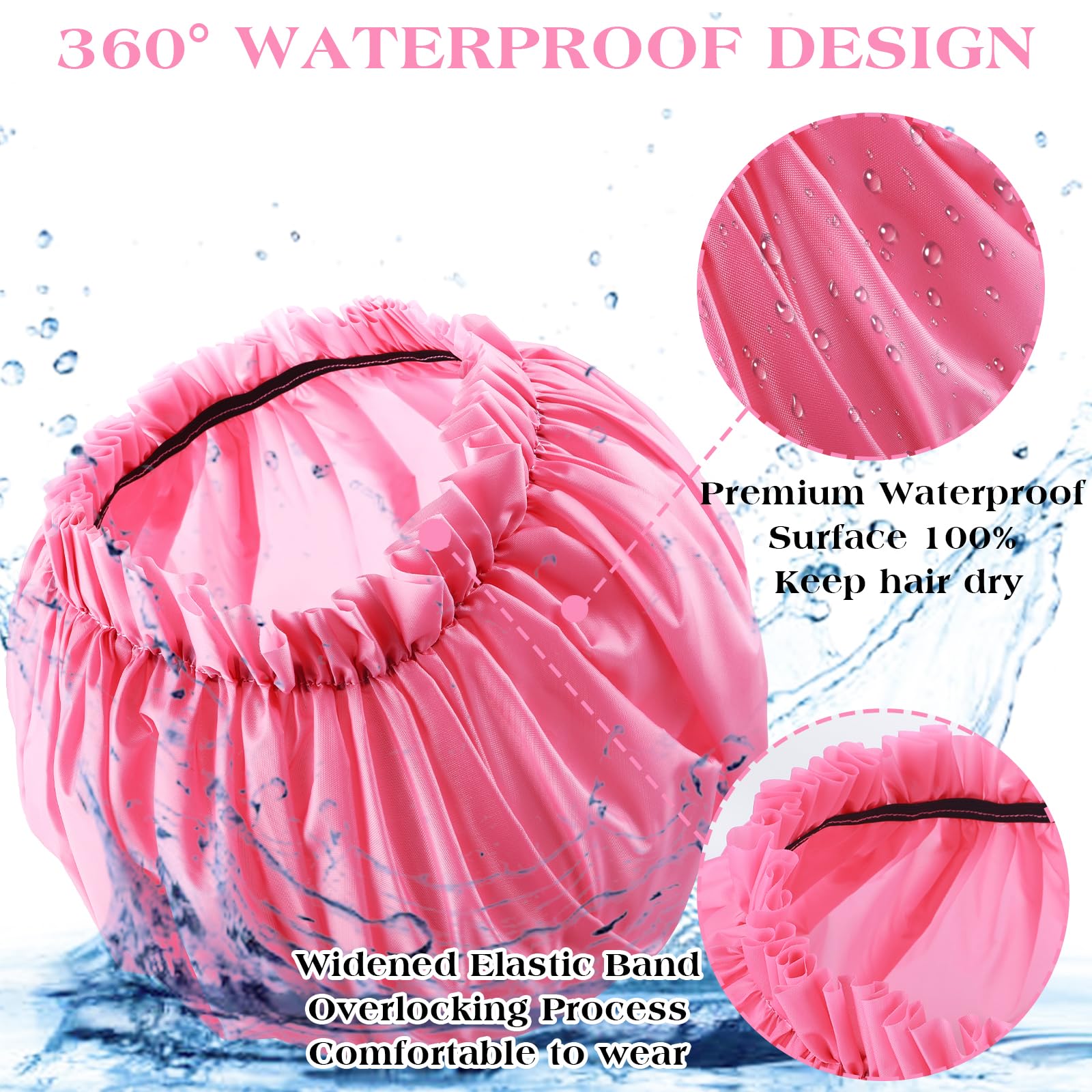 2 PCS Large Shower Cap for Braids - Image 4