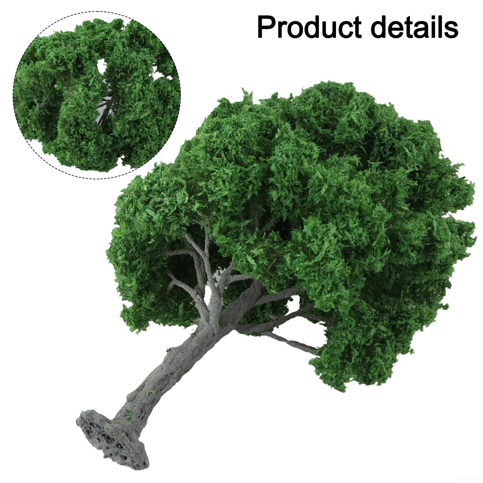 Árbol artificial de 30 cm para diorama de tren, tren, modelo G, para diseño de paisaje a escala para parque y jardín