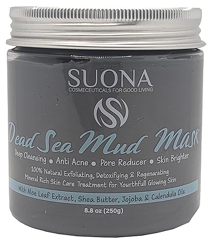 Miniatura 1 de Máscara de barro del Mar Muerto - Cuidado natural de la piel para mujeres y hombres, cara y cuerpo - La mejor arcilla de limpieza facial para puntos