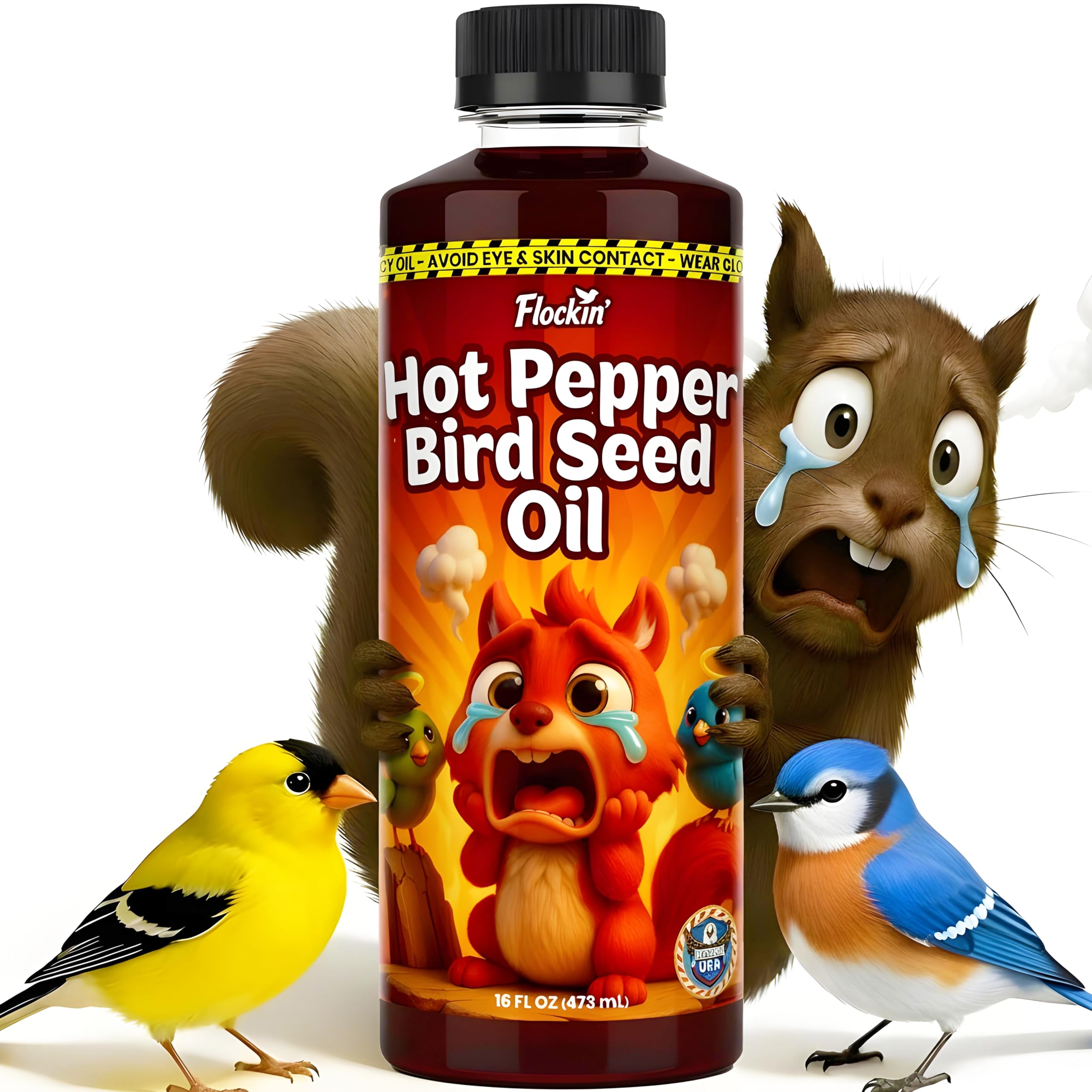 Flockin' Hot Pepper Bird Seed Oil