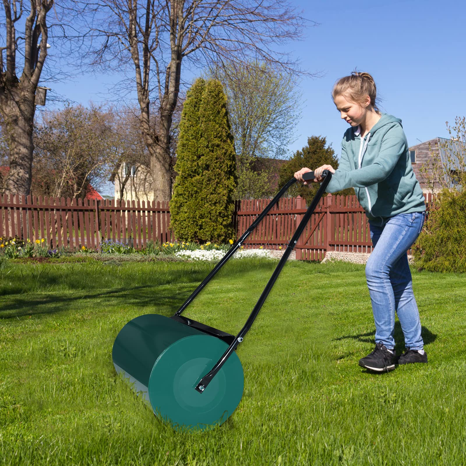 HENGMEI Rasenwalze Befüllbar Handwalze Gartenwalze Produktbild-Vorschau 13