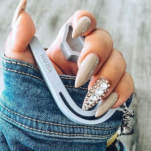 Miniatura 5 de NAMRA - Llave para asiento de automóvil, herramienta original de liberación de hebilla para el asiento de automóvil, fácil de desabrochar para uñas,