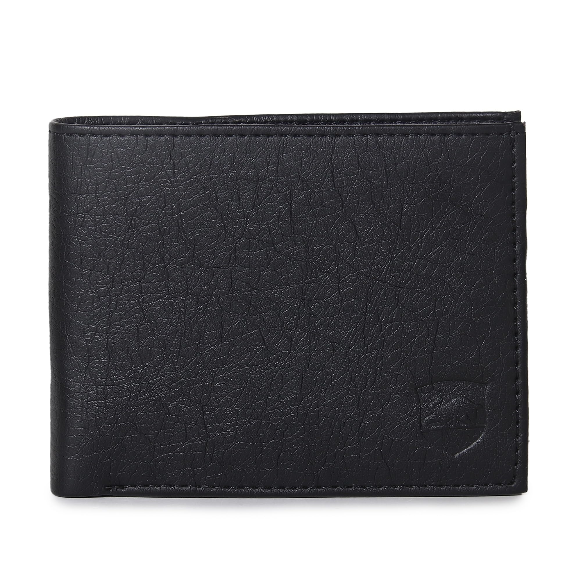 samtroh Black Upper Foldable ID Slots Pu Leather Wallet for Men I 3 Card Slots I 2 Currency & Secret Compartments I 2 ID Slots & 1 Coin Pocket-picture-31
