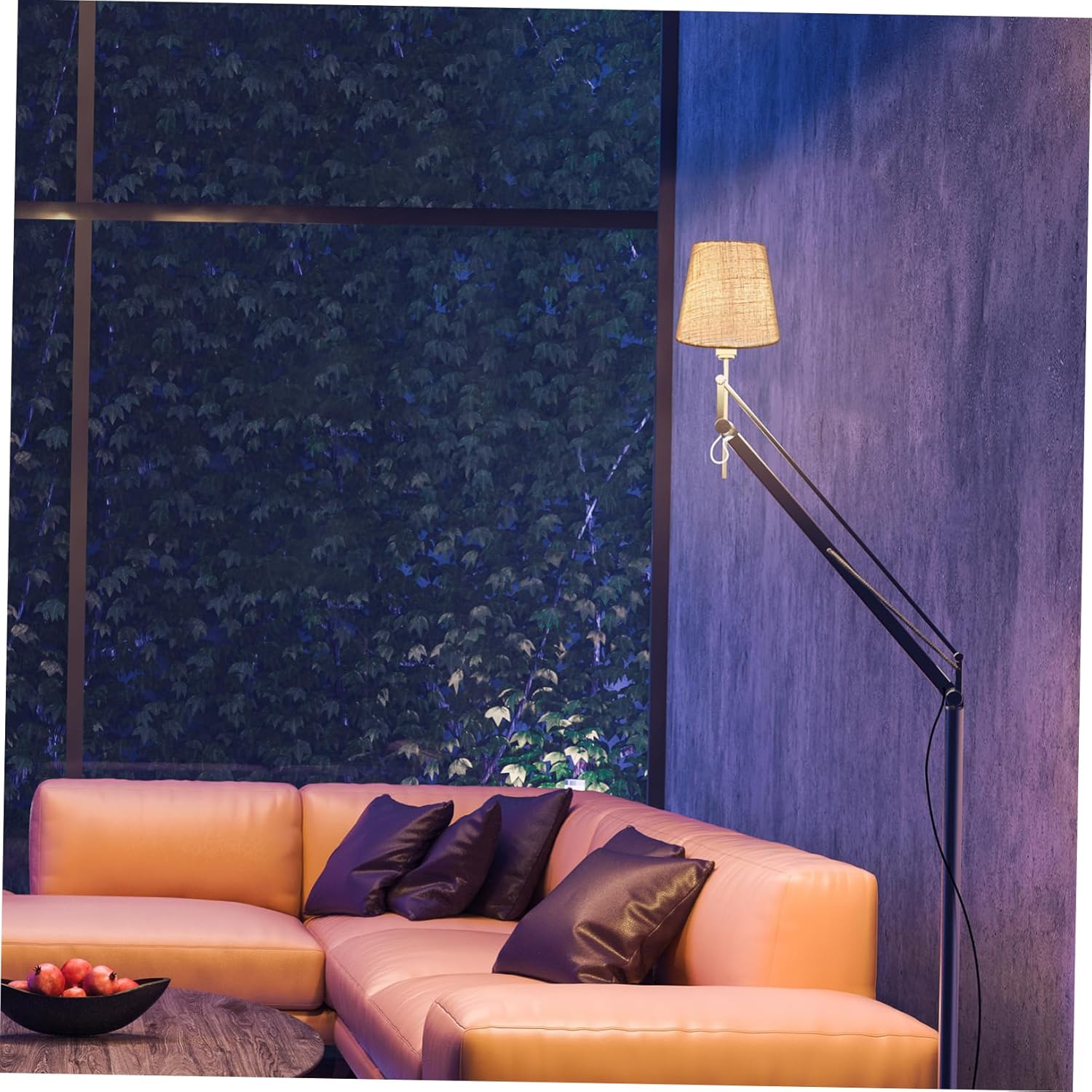 Angoily 2pcs Fabric Lampshades, Small Lamp Shade for Table Lamps, Replacement Linen Lamp Shades, Barrel Cloth Lamp, Clip On Bulb Lampshade