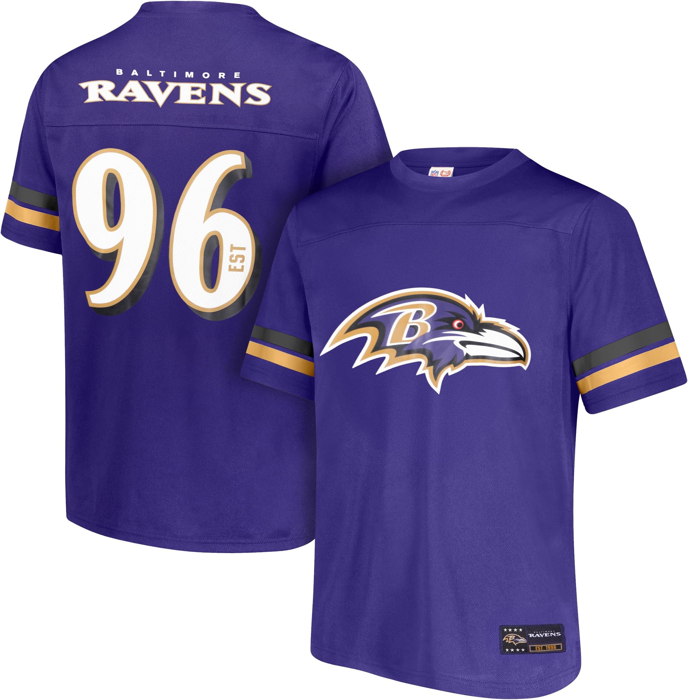 Adults NFL Official Soft Mesh Vintage Beast Mode Jersey T-Shirt