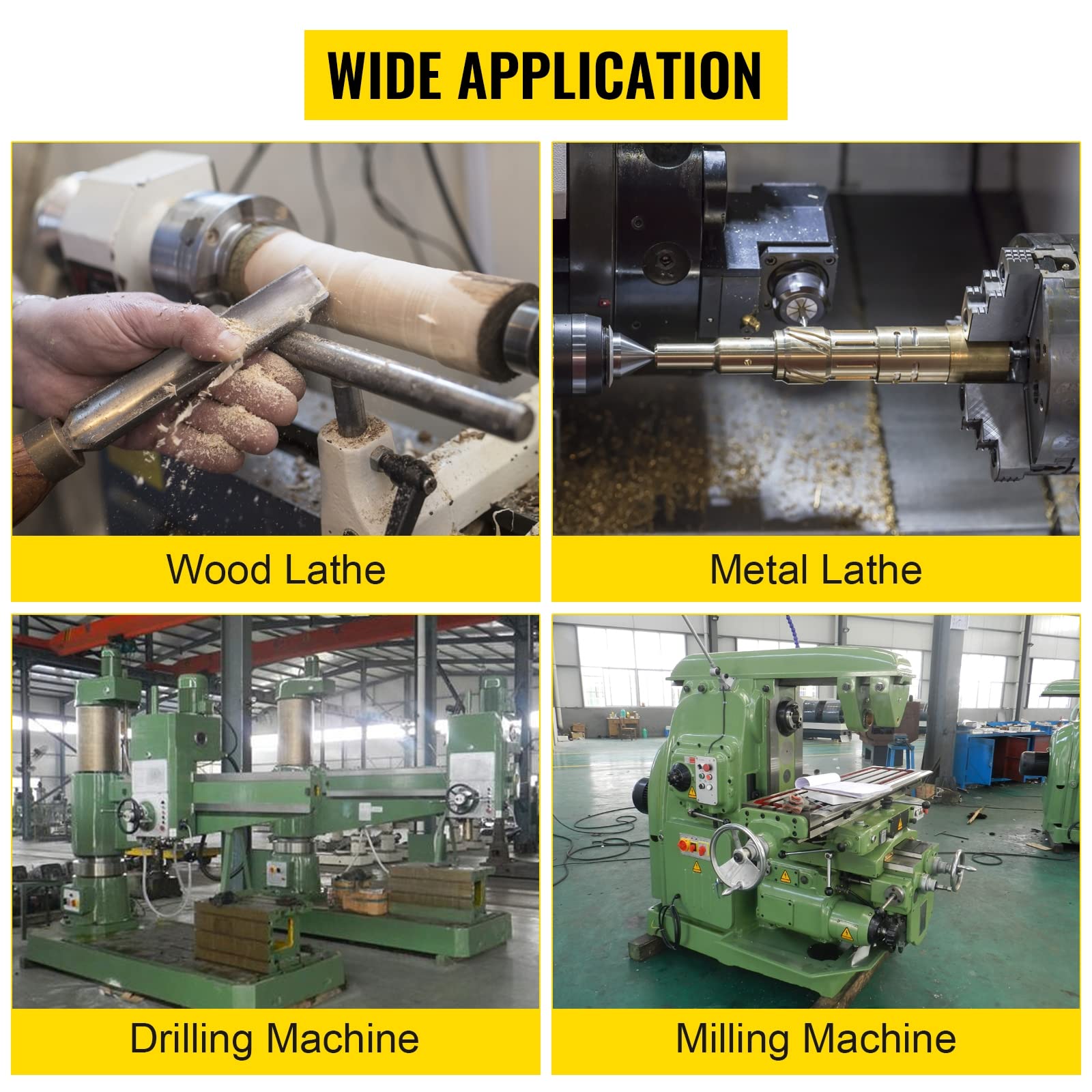 Mini Torno para Madera, Mandril de Torno autocentrante de 3 mordazas K11-125 de 125 mm con mordazas internas y externas