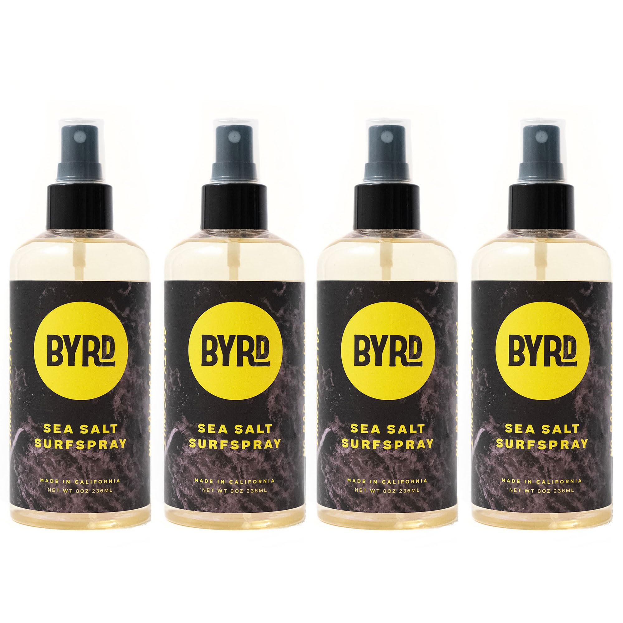 Byrd Sea Salt Surfspray Salty Coconut Scent Texturizing and Volumizing Sea Salt Spray for Men for Hydrated Shiny