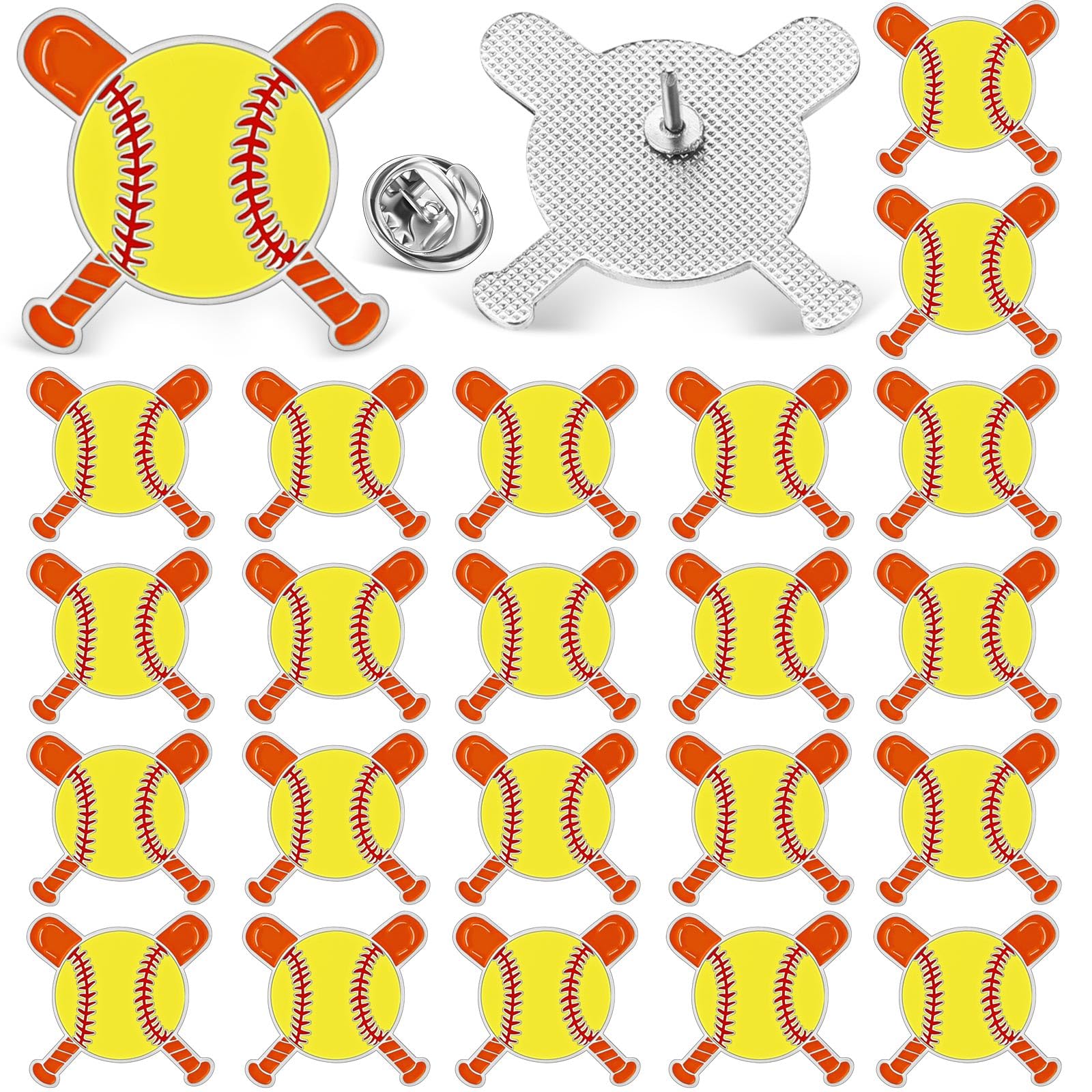 Tondiamo Sports Ball Lapel Pins, Brooches for Backpacks