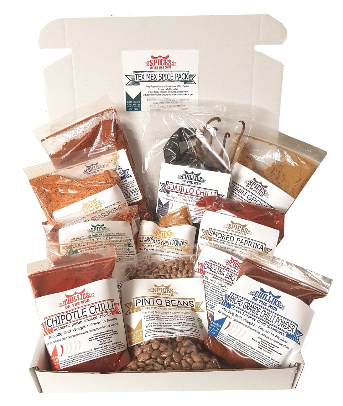 CHILLIESontheWEBChilli Range (TexMex Pack)